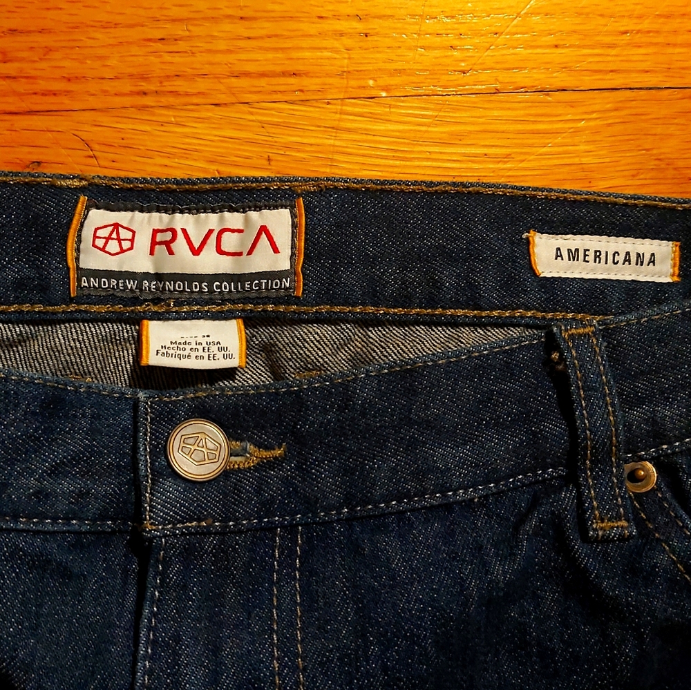 RVCA Andrew Reynolds signature demin